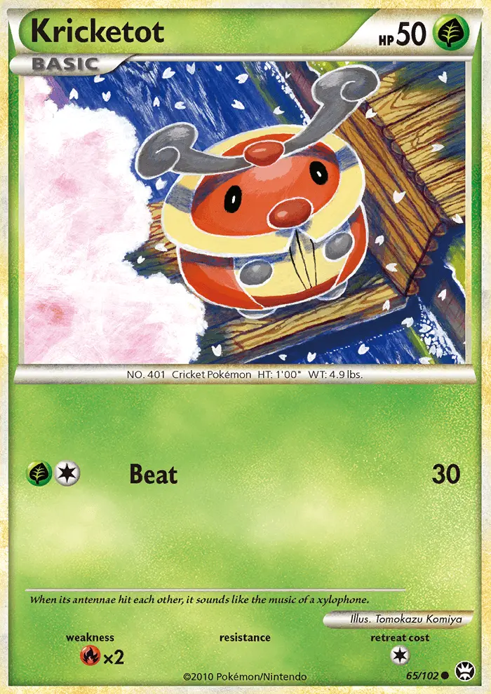 Kricketot, Pokémon card