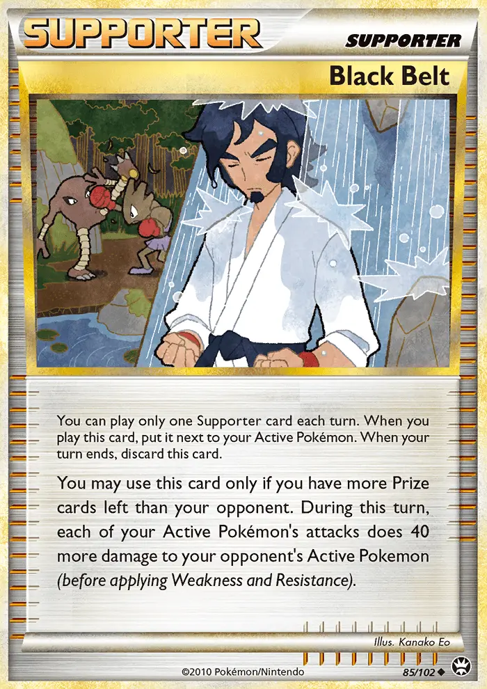 Black Belt, Pokémon card