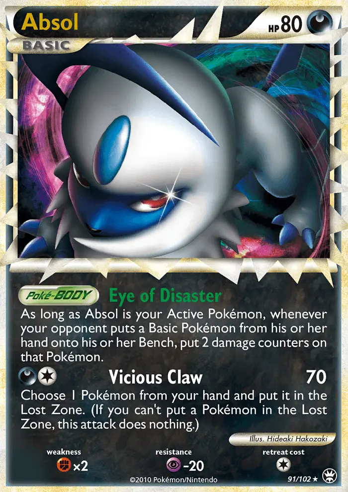Absol, Pokémon card