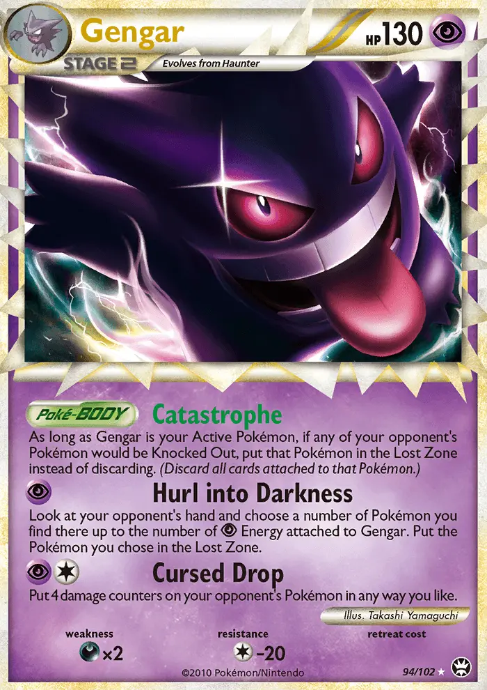 Gengar, Pokémon card