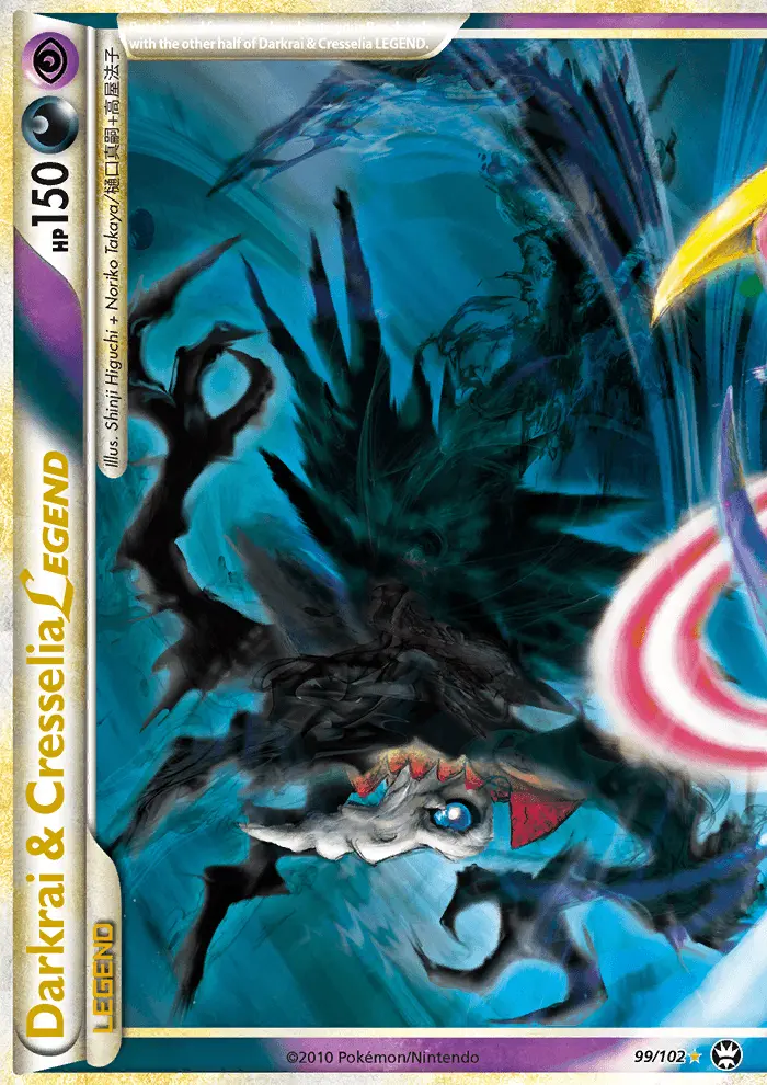Darkrai & Cresselia LEGEND, Pokémon card