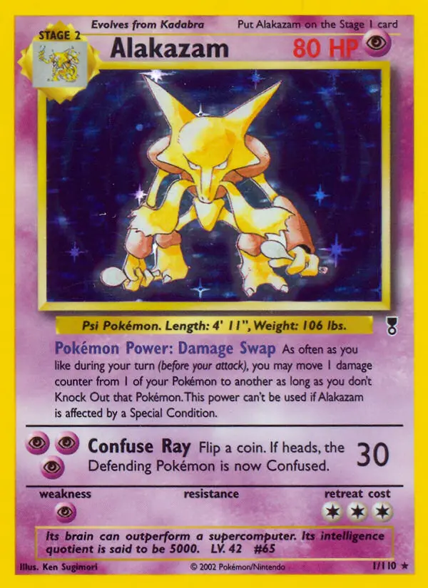 Alakazam, Pokémon card