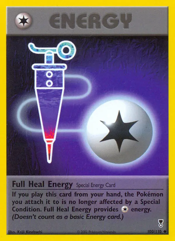 Full Heal Energy, Pokémon card