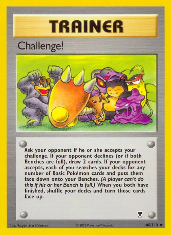 Challenge!, Pokémon card