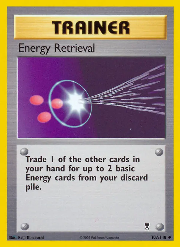 Energy Retrieval, Pokémon card