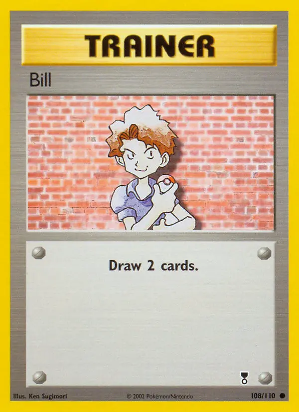 Bill, Pokémon card