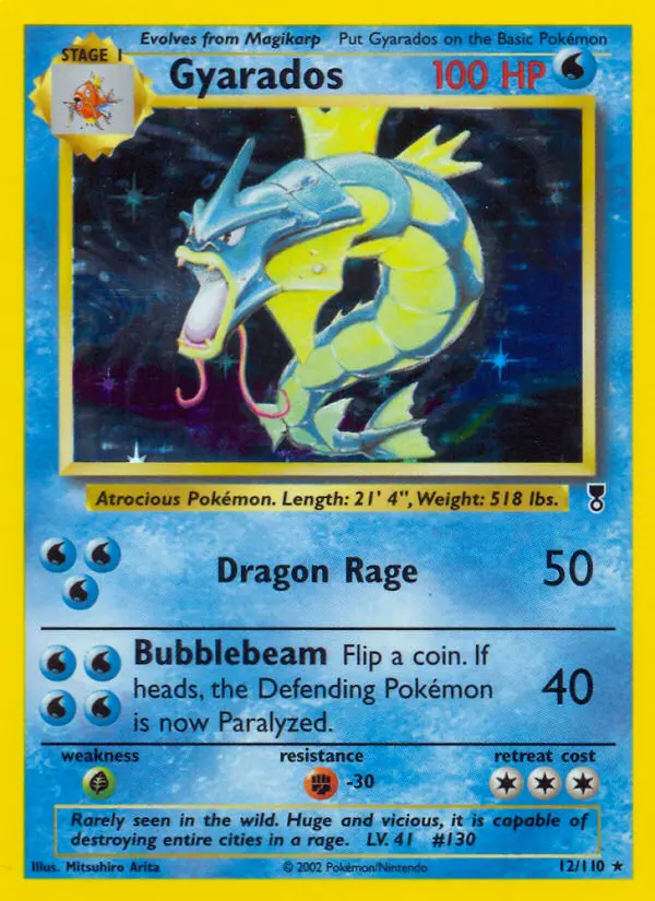 Gyarados, Pokémon card