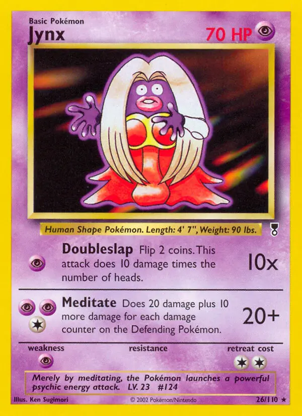 Jynx, Pokémon card