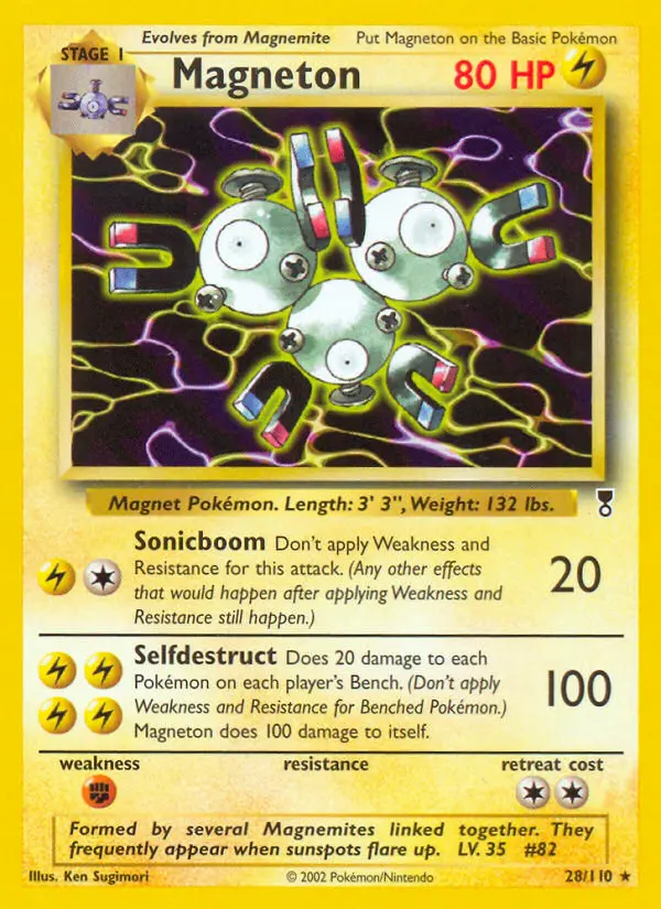 Magneton, Pokémon card