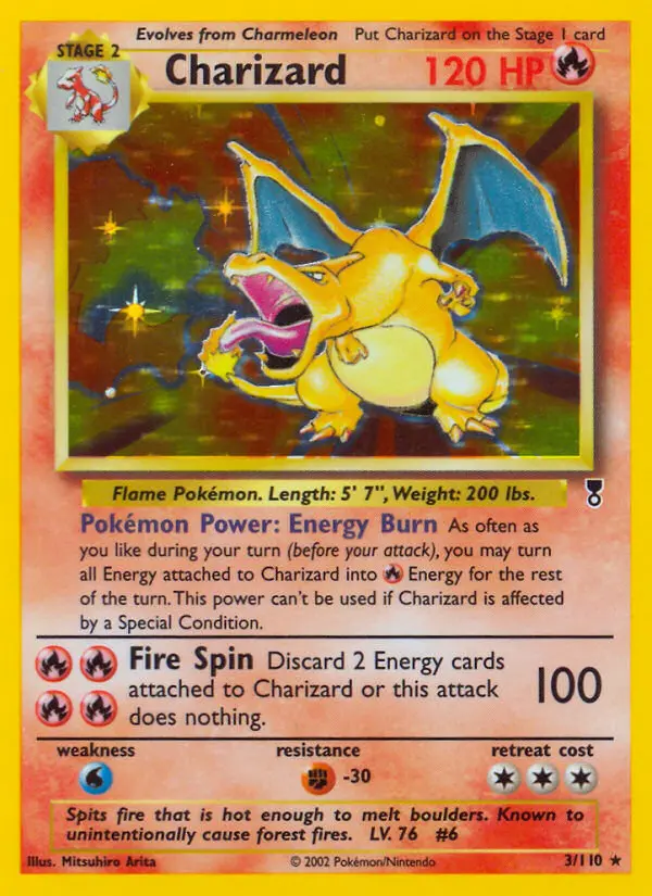 Charizard, Pokémon card