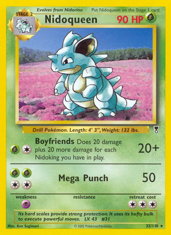Nidoqueen, Pokémon card
