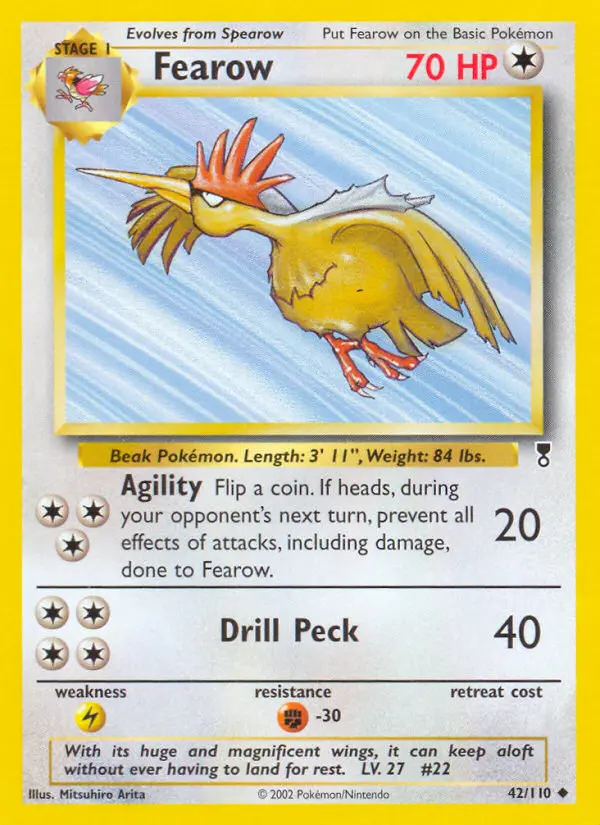 Fearow, Pokémon card