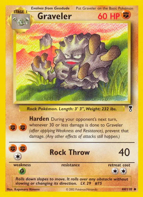 Graveler, Pokémon card