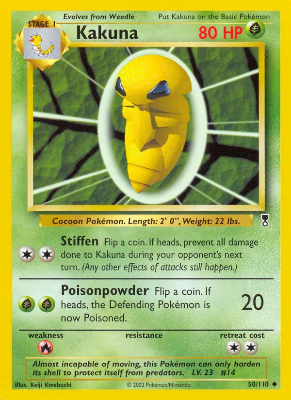 Kakuna, Pokémon card