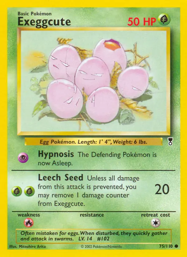 Exeggcute, Pokémon card