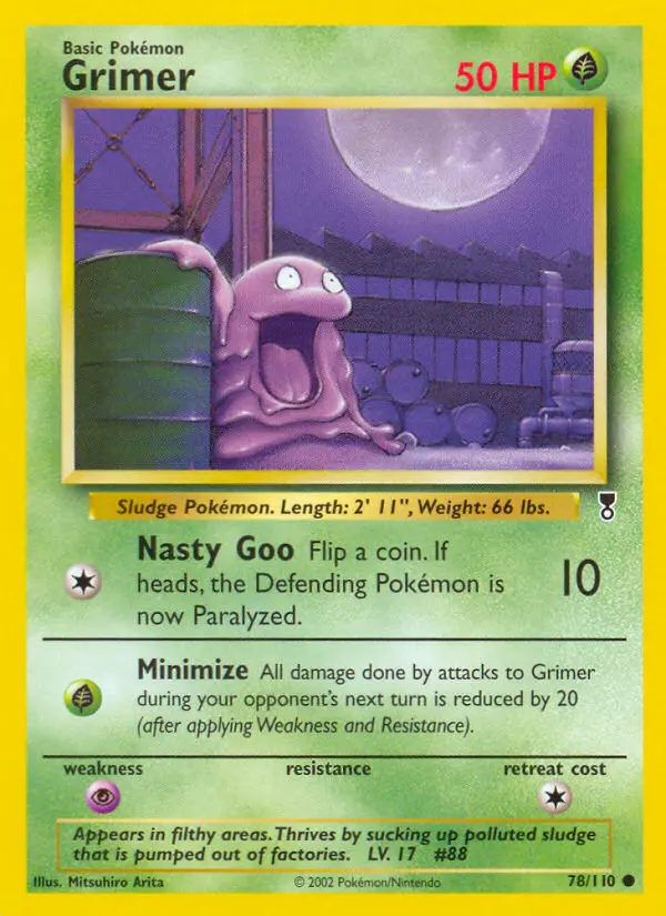 Grimer, Pokémon card