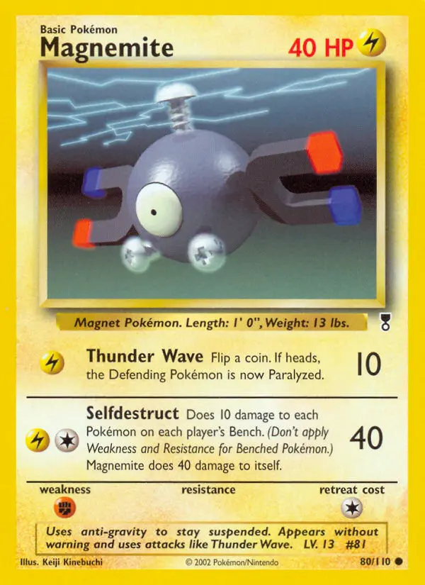 Magnemite, Pokémon card