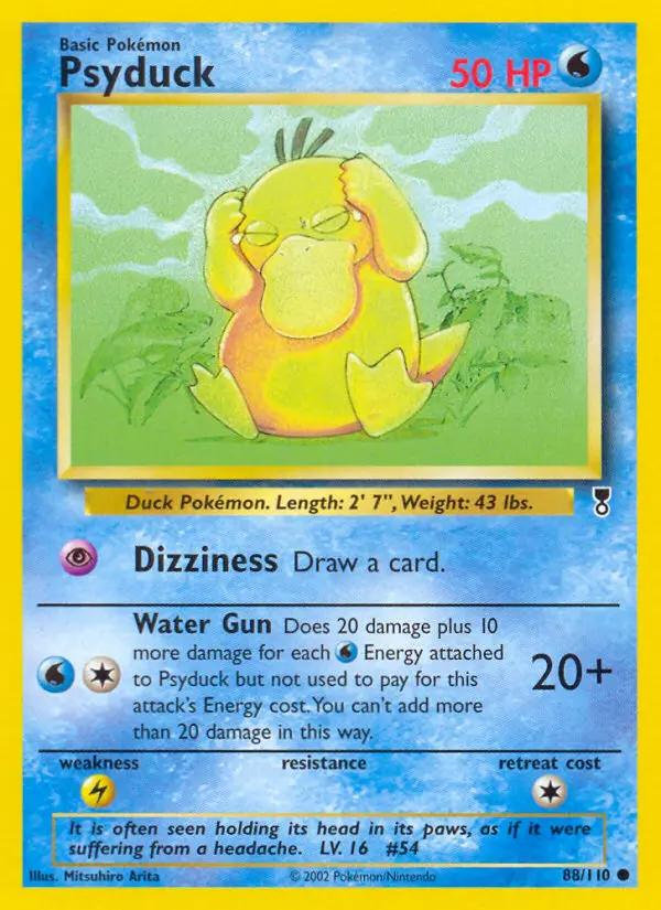 Psyduck, Pokémon card