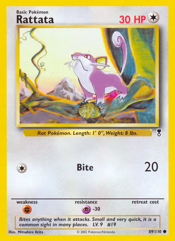 Rattata, Pokémon card