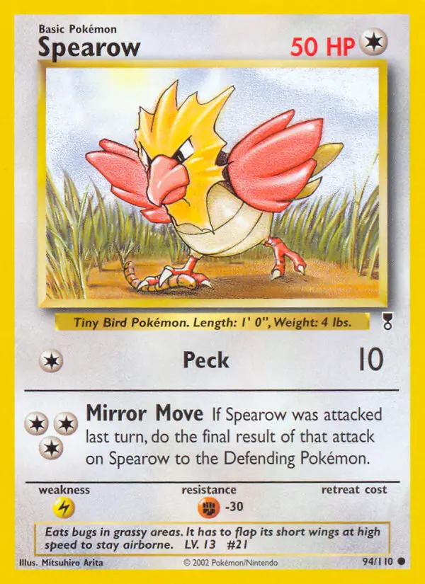Spearow, Pokémon card