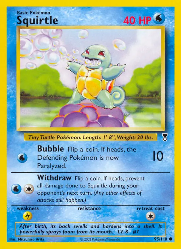 Squirtle, Pokémon card