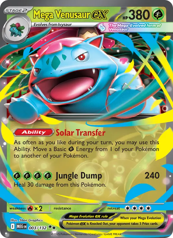 Mega Venusaur ex, Pokémon card
