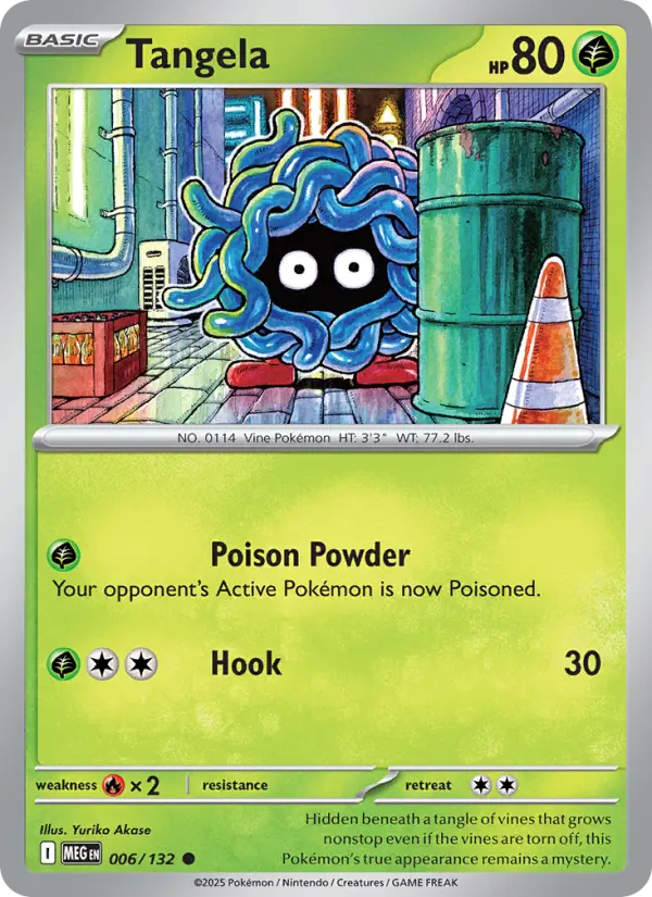 Tangela, Pokémon card