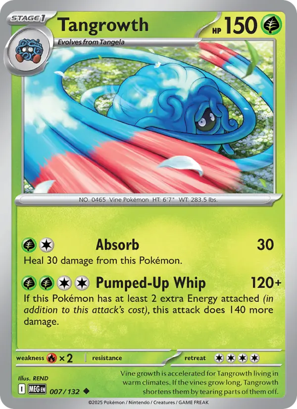 Tangrowth, Pokémon card