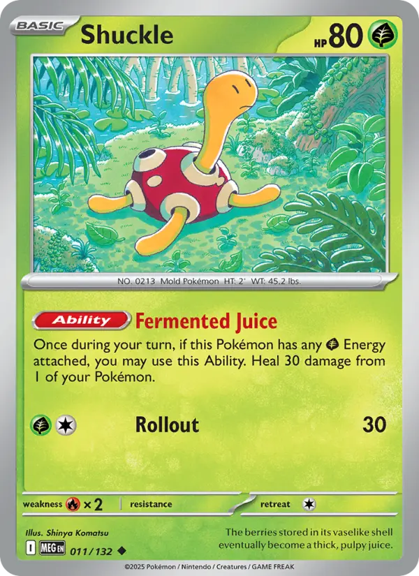 Shuckle, Pokémon card