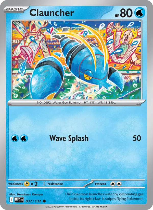 Clauncher, Pokémon card