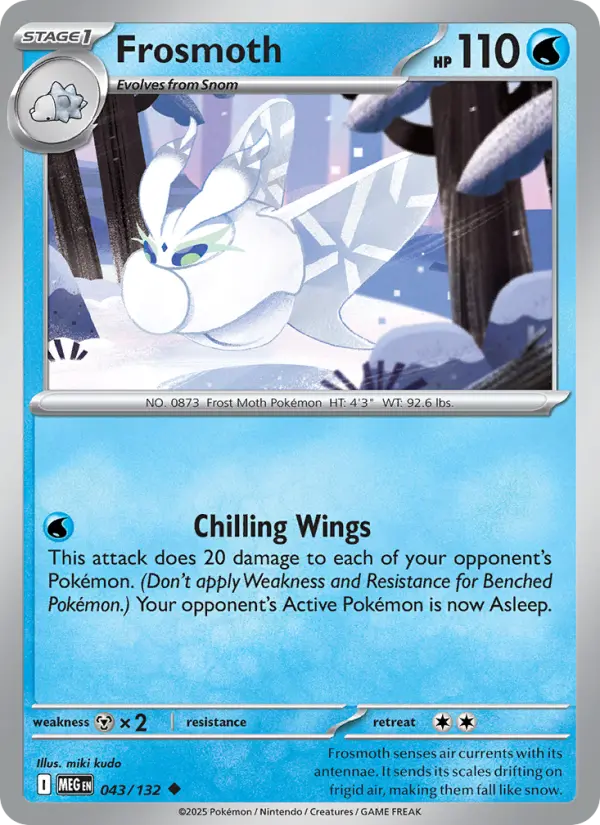 Frosmoth, Pokémon card