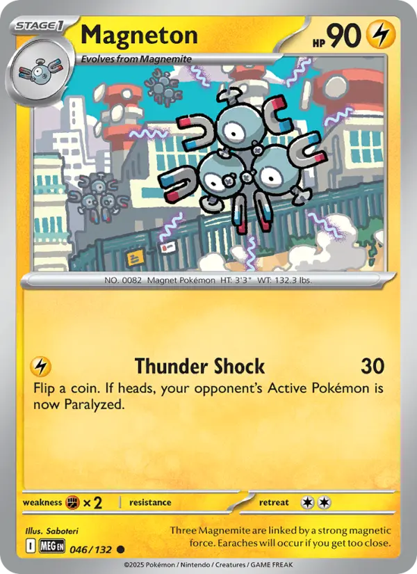 Magneton, Pokémon card