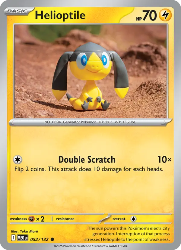 Helioptile, Pokémon card