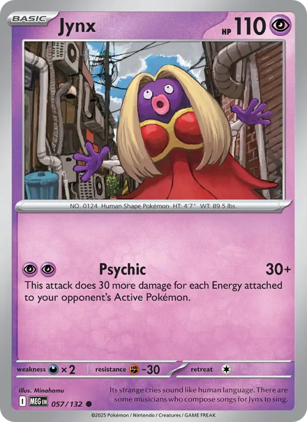 Jynx, Pokémon card