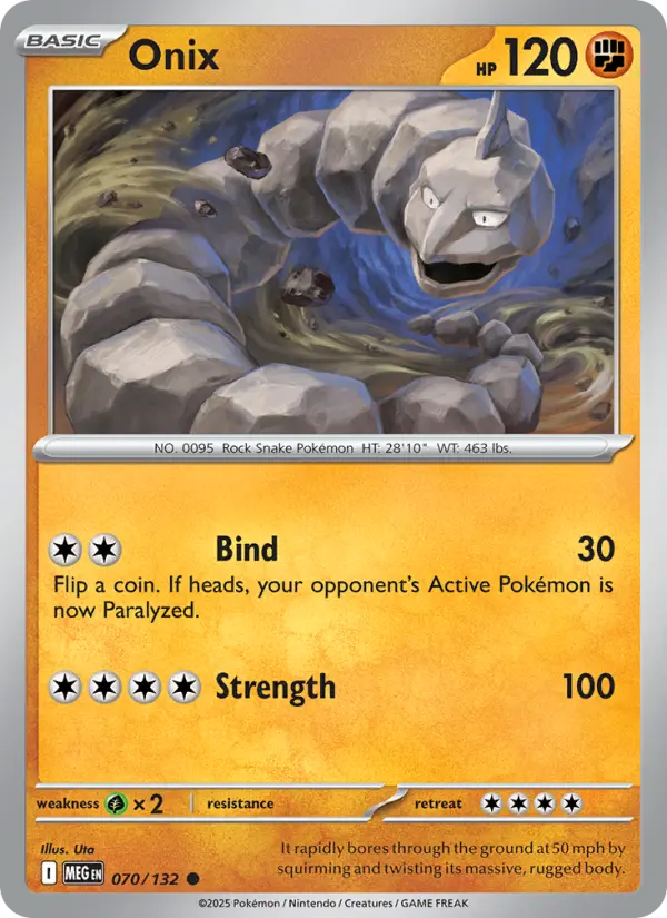 Onix, Pokémon card