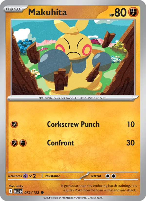 Makuhita, Pokémon card