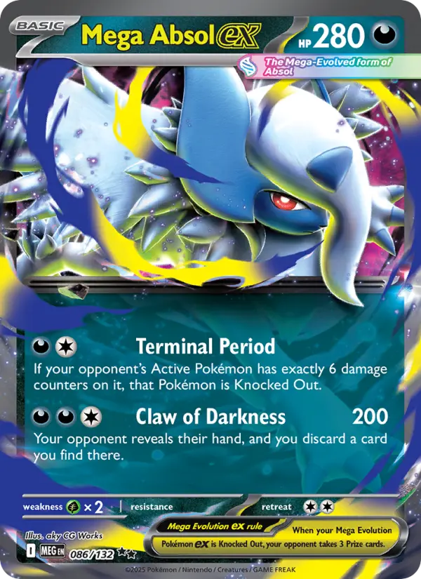 Mega Absol ex, Pokémon card