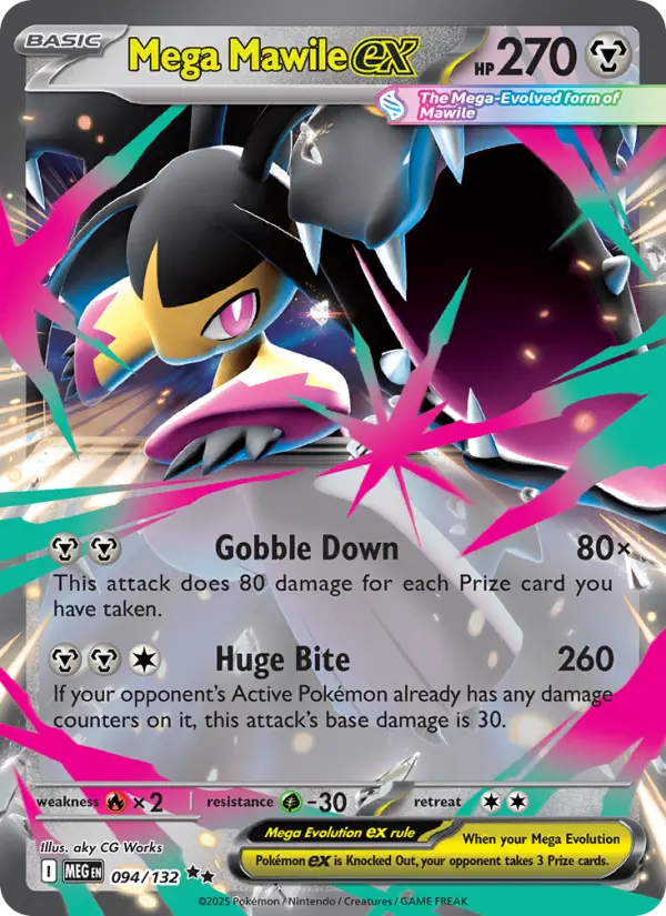 Mega Mawile ex, Pokémon card