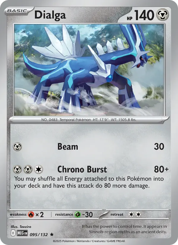 Dialga, Pokémon card