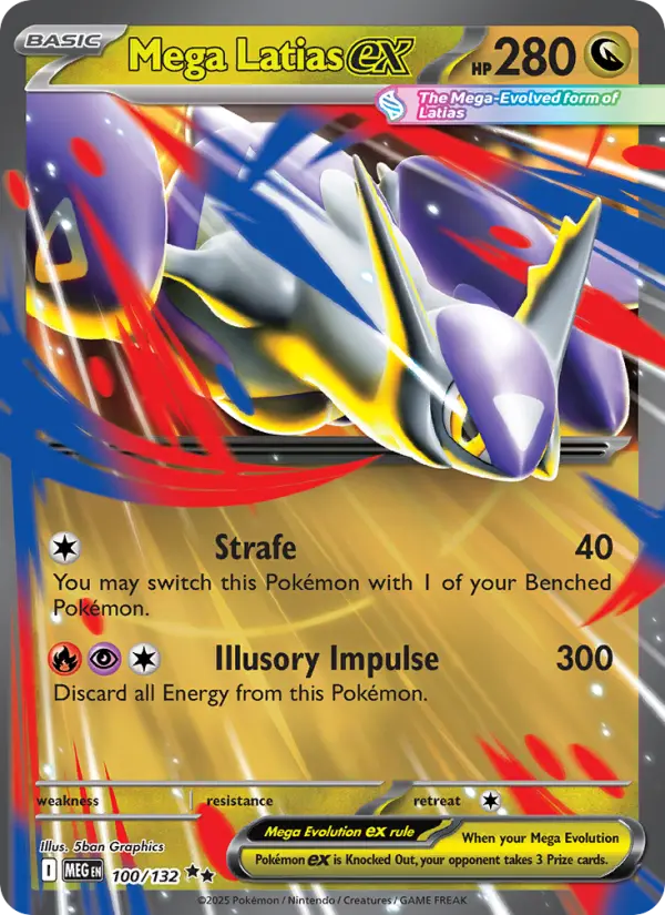 Mega Latias ex, Pokémon card