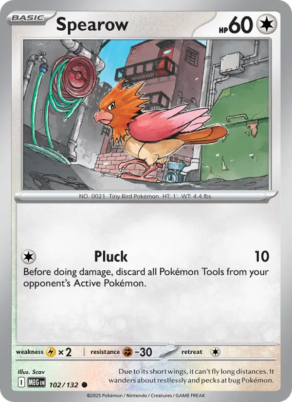 Spearow, Pokémon card