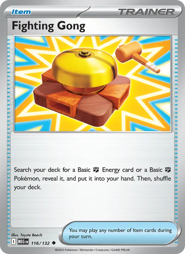 Fighting Gong, Pokémon card