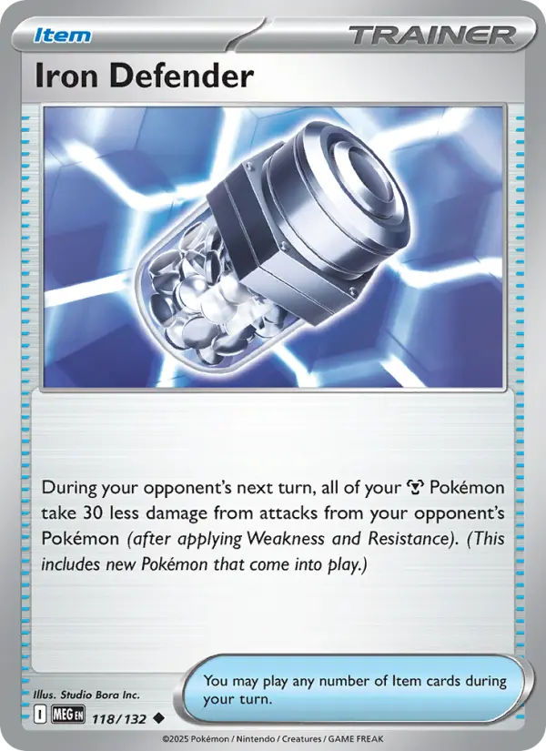 Iron Defender, Pokémon card