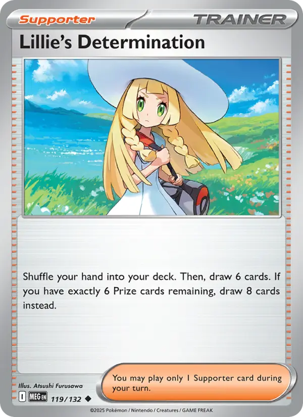 Lillie's Determination, Pokémon card