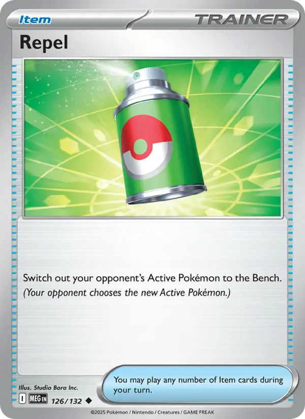 Repel, Pokémon card