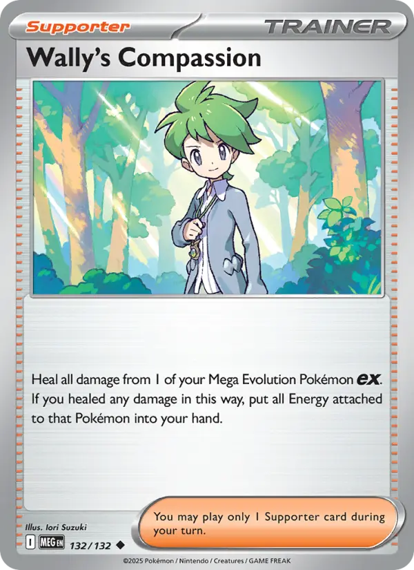 Wally's Compassion, Pokémon card