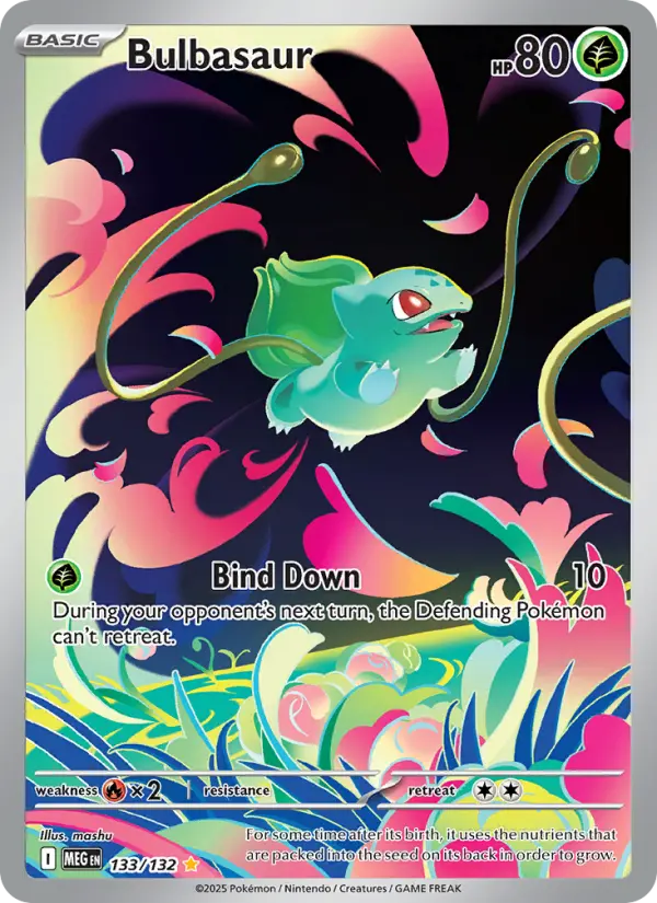 Bulbasaur, Pokémon card
