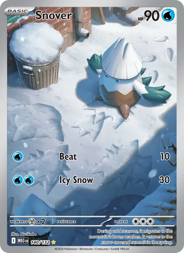 Snover, Pokémon card