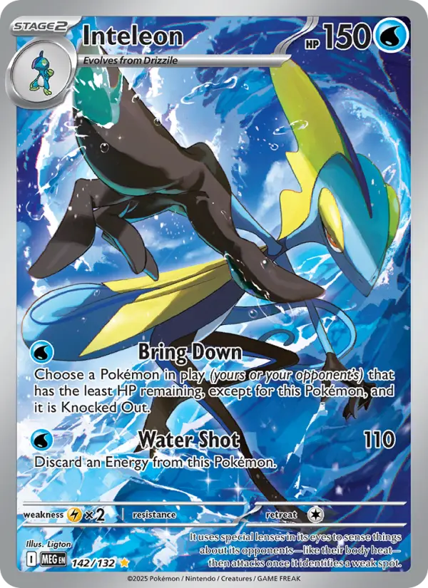Inteleon, Pokémon card