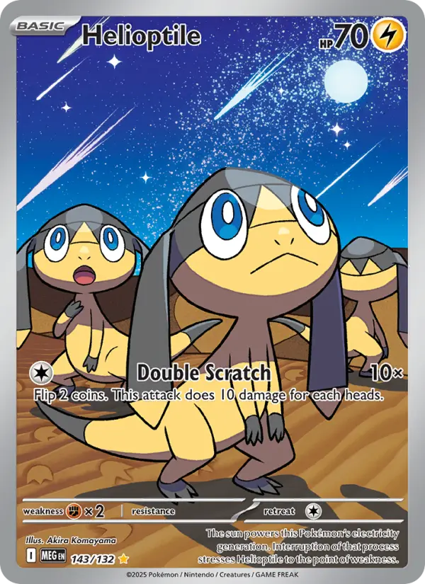 Helioptile, Pokémon card